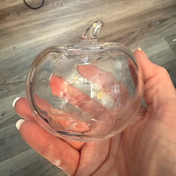 Princess House Clear Glass Pumpkin - Picture 2 of 6